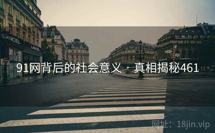 91网背后的社会意义 · 真相揭秘461
