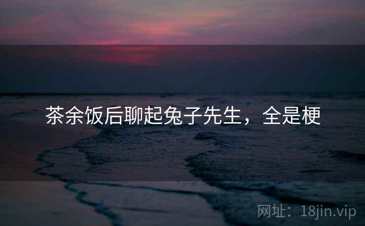 茶余饭后聊起兔子先生，全是梗