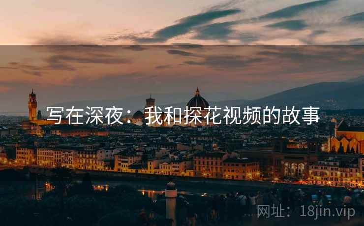 写在深夜：我和探花视频的故事