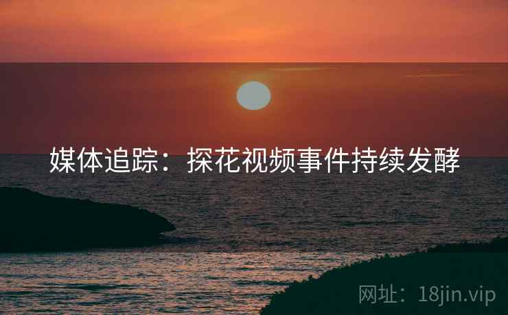 媒体追踪：探花视频事件持续发酵